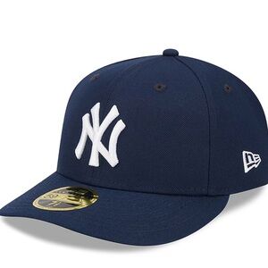 Men's New Era Navy New York Yankees Oceanside Low Profile 59FIFTY Fitted Hat